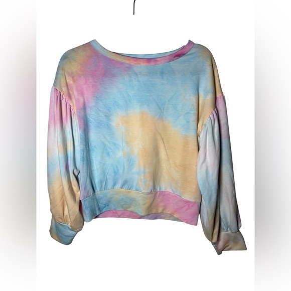 Pink Lily Tie Dye Pullover Sweatshirt Women’s Size S Long Sleeve - Picture 1 of 5